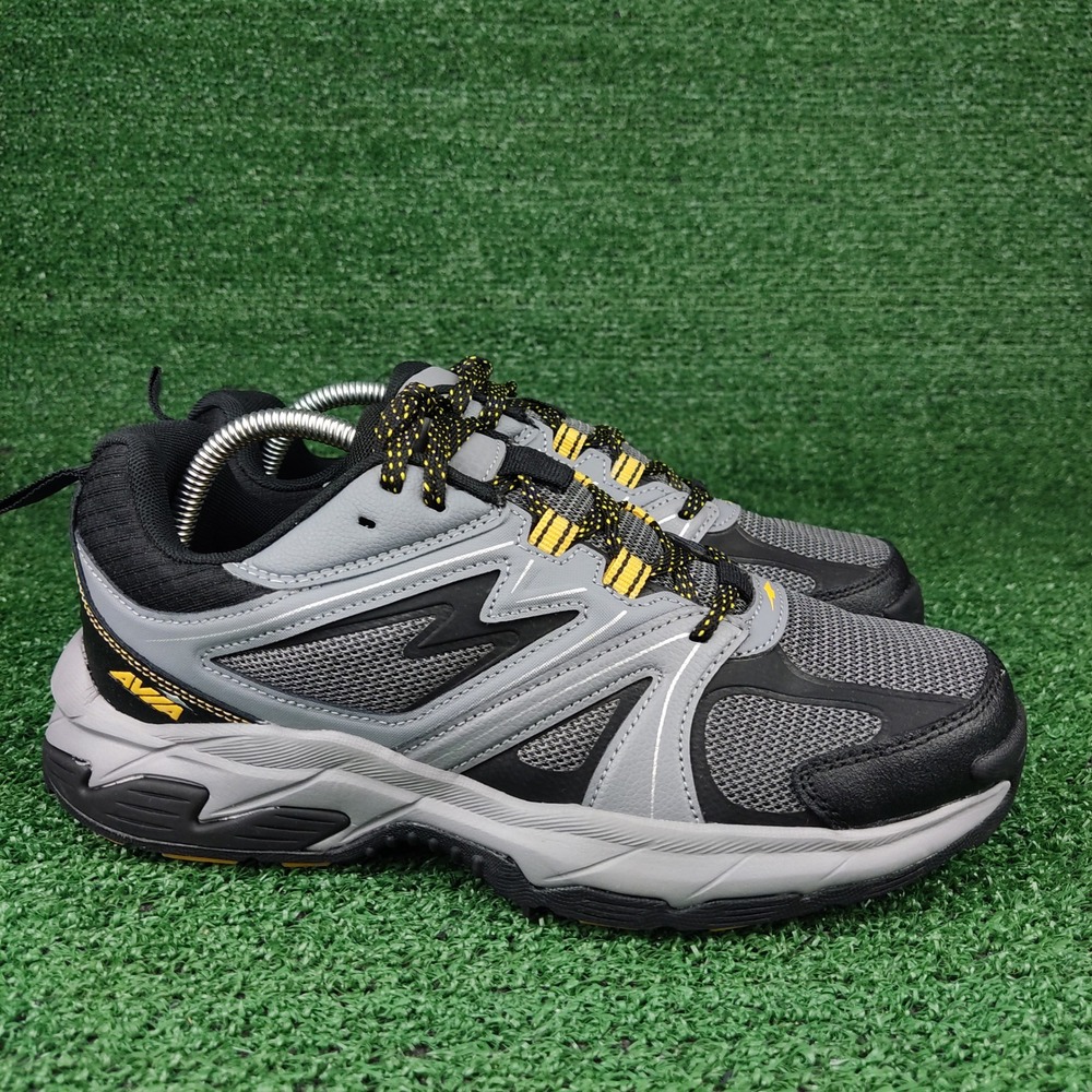 Avia Sneakers Mens 8 Gray MNAV43GX004 Athletic Walking Shoes Wide Width Laced